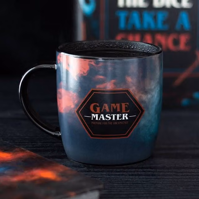 Uniqueful Gamemaster Heat Change Ceramic Mug, Multicolour, 350 ml