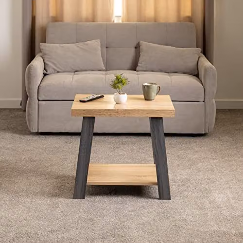Seconique Eddie Side Table in Grey, W/D/H: 45 x 55 x 60 cm – 2