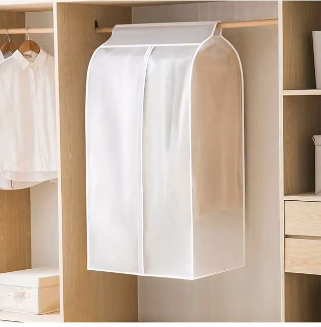 Livingandhome Transparent Hanging Garment Dust Cover