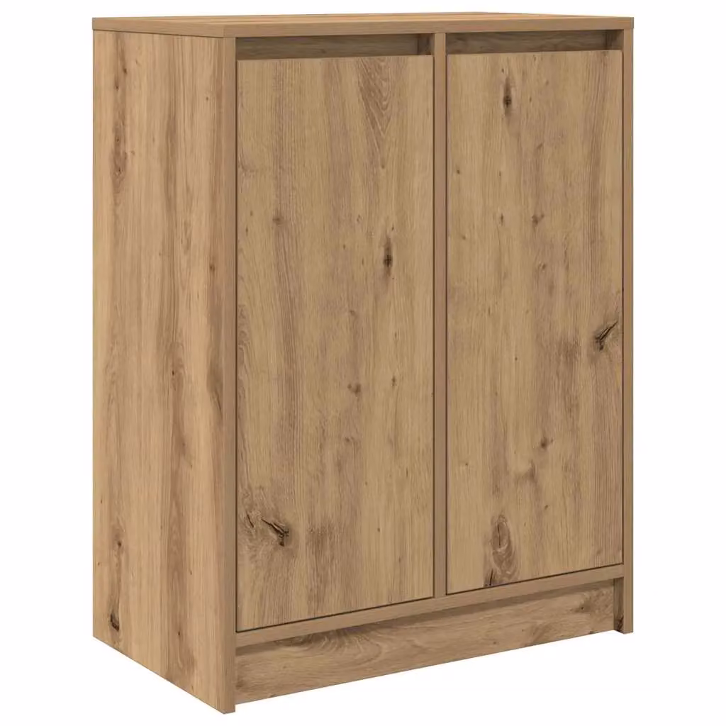 Berkfield Home Artisan Oak Sideboard in Brown, W: 57 cm, D: 34 cm, H: 76 cm – 2