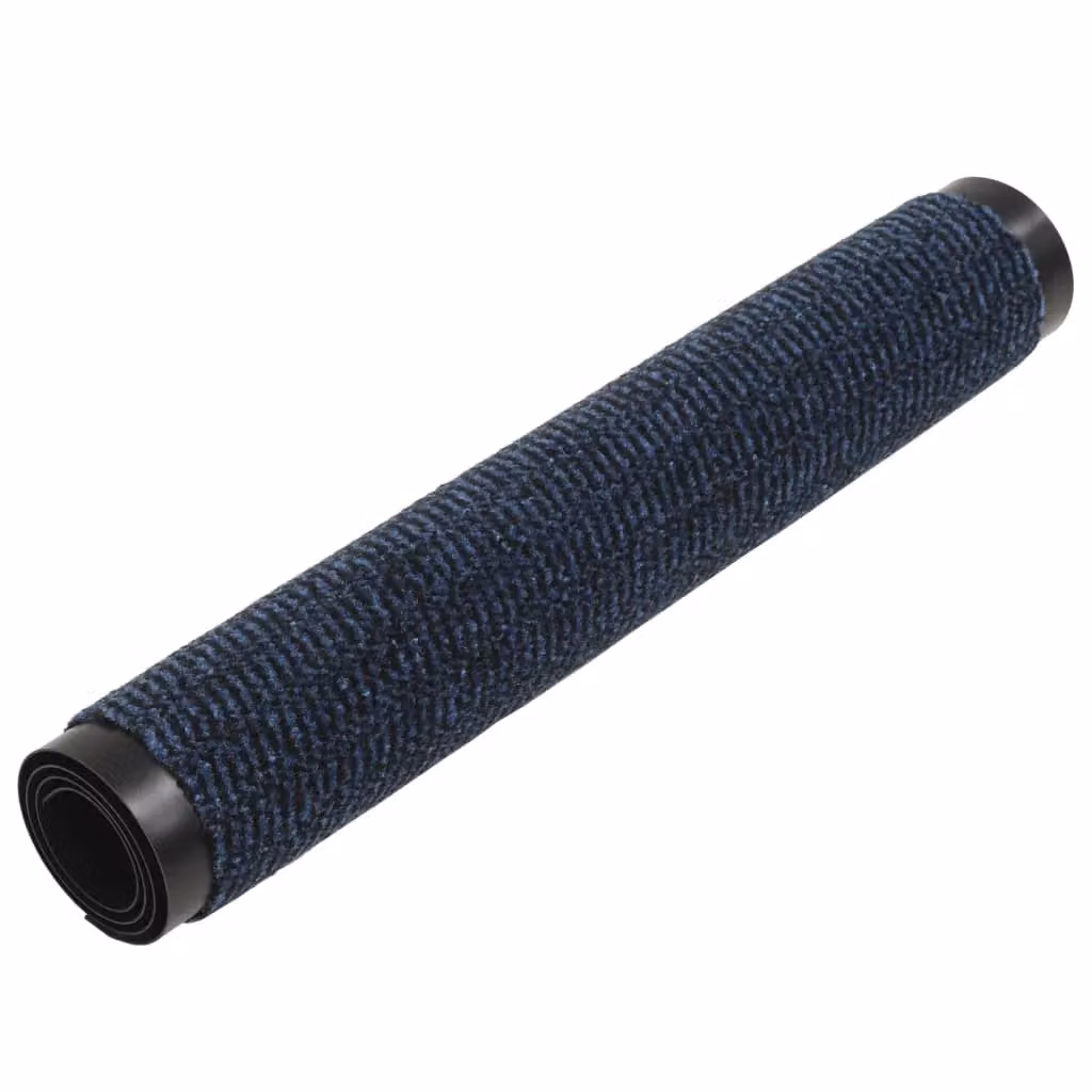 Berkfield Home Dust Control Mats, 2 Pack, Blue, Rectangular, W: 90 cm, D: 150 cm – 2