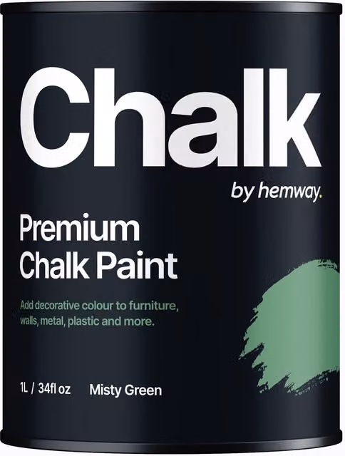 Hemway Chalk Paint Flat Matt in Misty Green, 1 l