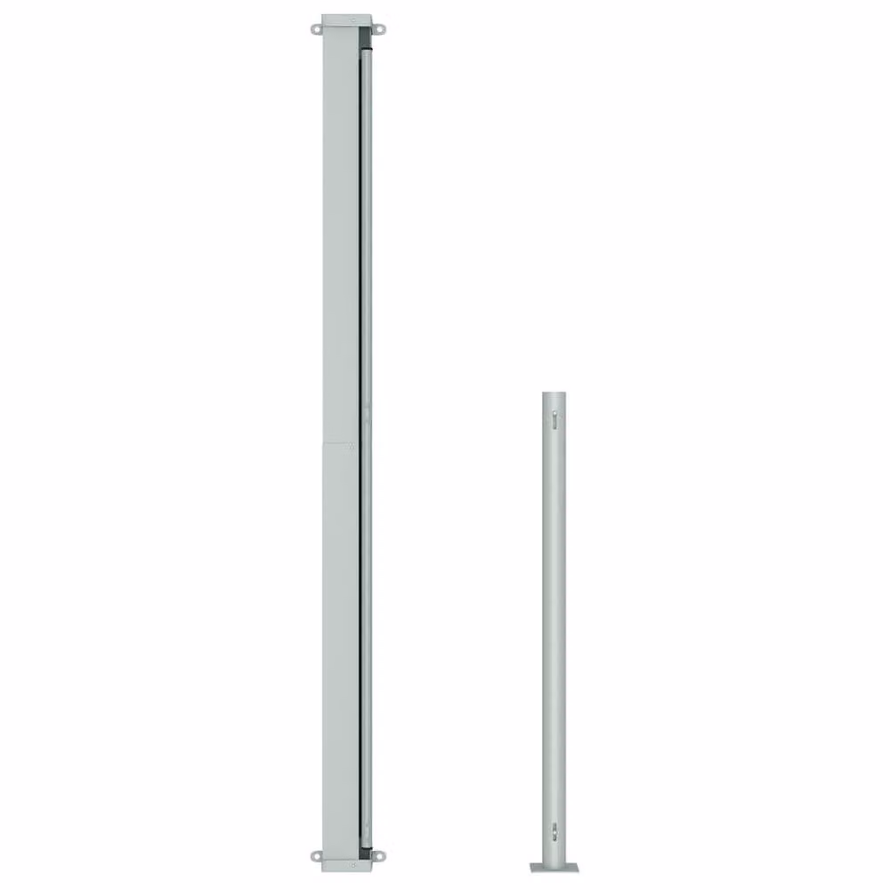 Berkfield Home Grey Retractable Side Awning with Polyester Fabric and Steel Frame, W/H: 220 x 300 cm – 3
