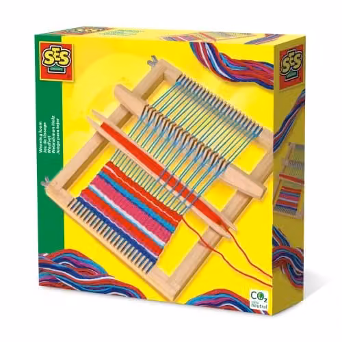 SES Creative Weaving Loom with Textile Yarn, Multicolour – 1