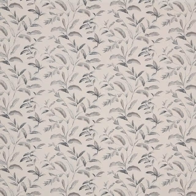 iLiv Oasis Fabric Flint Grey and Beige Floral Cotton Bedding