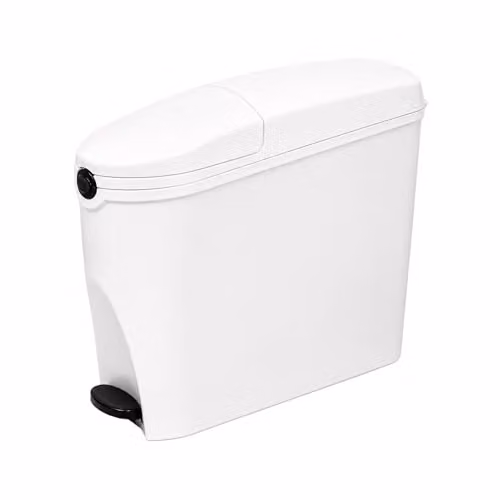 ProKleen White Pedal Operated Sanitary Bin 20L Capacity – 1