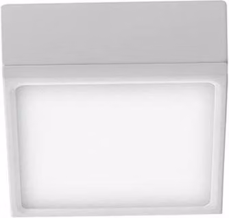 Netlighting KLIO LED Surface Mounted Square Downlight, White, 2000lm, 4000K, W/D/H: 16.7 x 16.7 x 5 cm