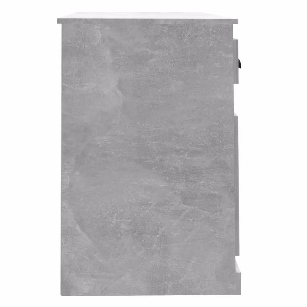 Berkfield Home Elegant Writing Desk in Concrete Grey with Drawer, W/D/H: 115 x 50 x 75 cm – 3