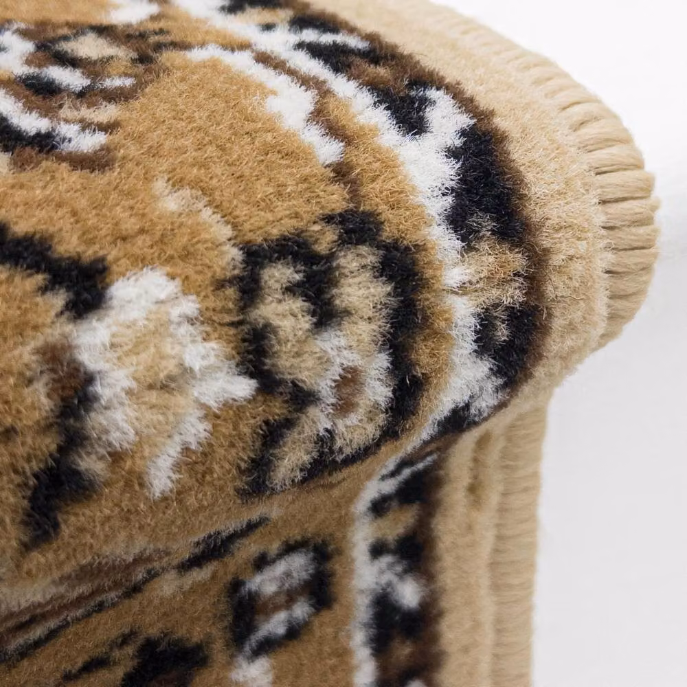 runrug Traditional Stair Runner Carpet in Light Beige, W: 60 cm x L: 660 cm – 3