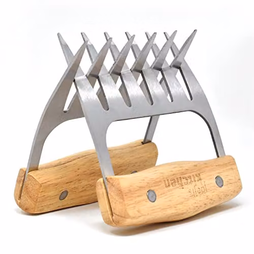 Joeji's Kitchen Stainless Steel Bear Claws Meat Shredder in Silver – 2