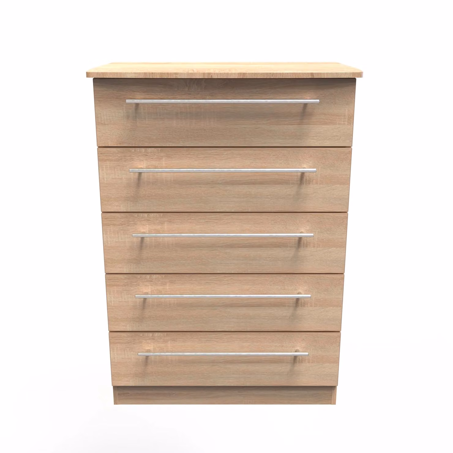 Ready Assembled 2 U Carlton 5 Drawer Chest in Light Oak – 2