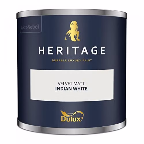 Dulux Trade Heritage Velvet Matt Emulsion Indian White 2.5l – 3