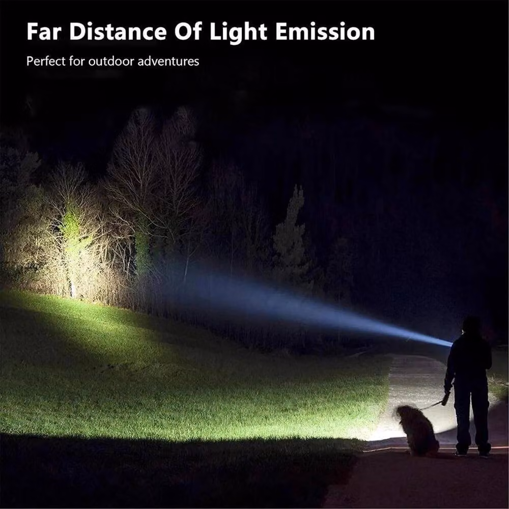 SPETLEK Super Bright LED Military Work Flashlight in Black – 3
