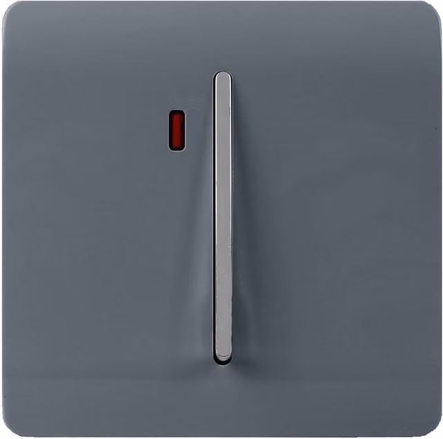 Trendi Switch 1 Gang 20 Amp Heavy Duty Rocker Switch - Warm Grey