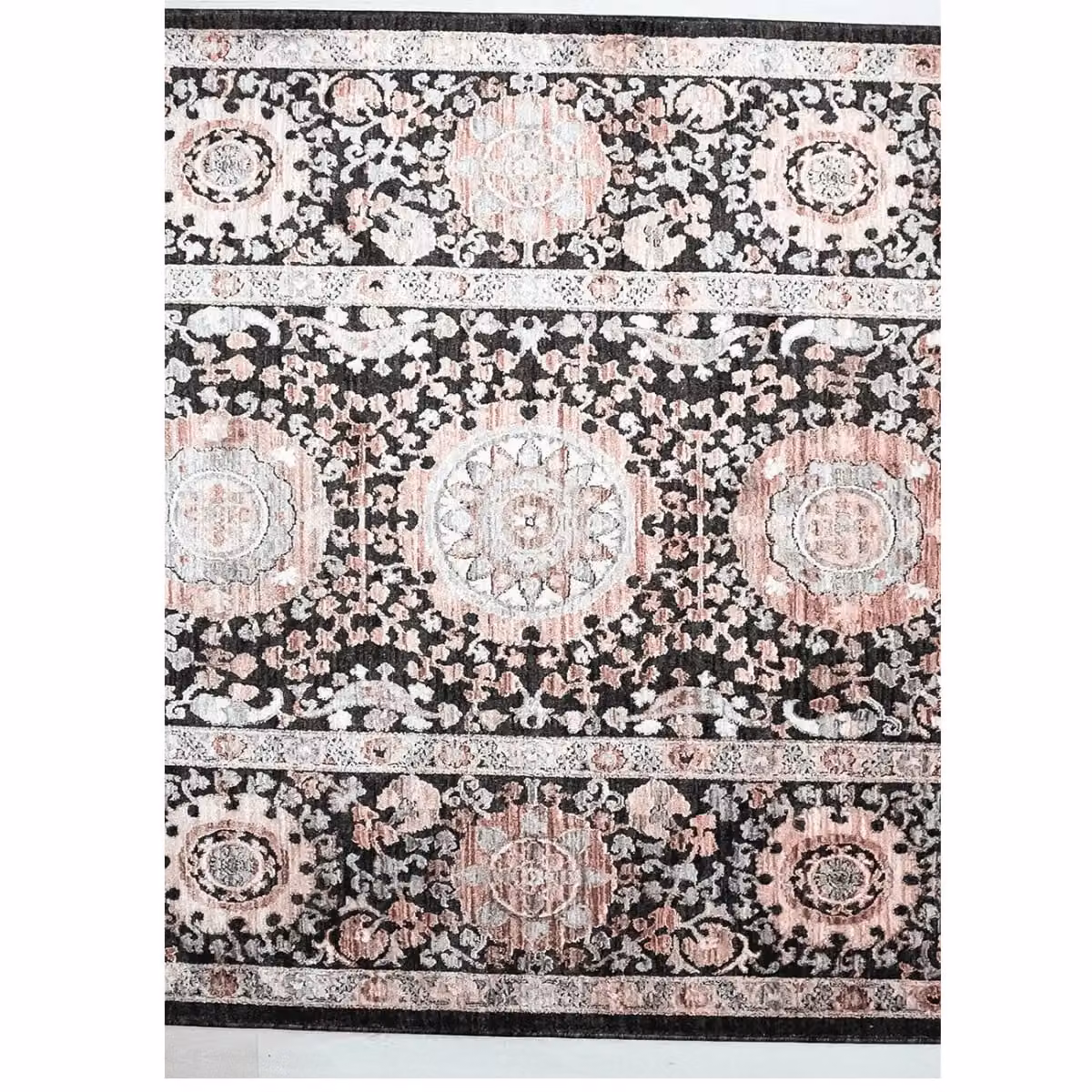 The Rug Shop UK Abstract Machine Woven Area Rug in Grey and Anthracite, W: 200 cm, L: 290 cm – 5
