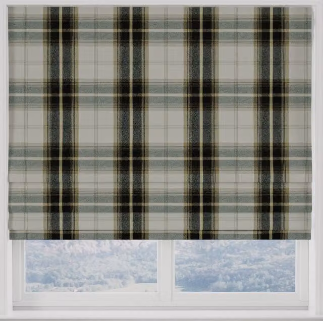 Terrys Balmoral Made to Measure Blackout Roman Blind in Grey