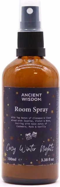 KDMK Cosy Winter Nights Room Pillow Spray Warm Spicy Floral Fragrance in Grey