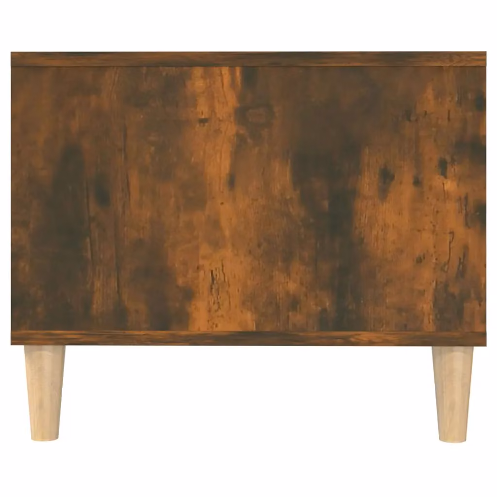 Berkfield Home Smoked Oak Coffee Table in Brown, W/D/H: 102 x 50 x 40 cm – 3