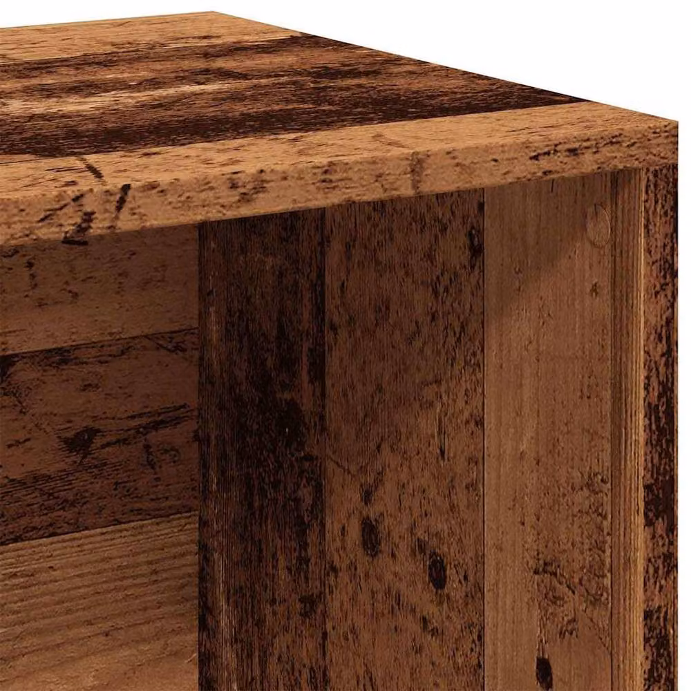 Berkfield Home LP Storage Box in Old Wood Brown, W/D/H: 69.5 x 34 x 36 cm – 5