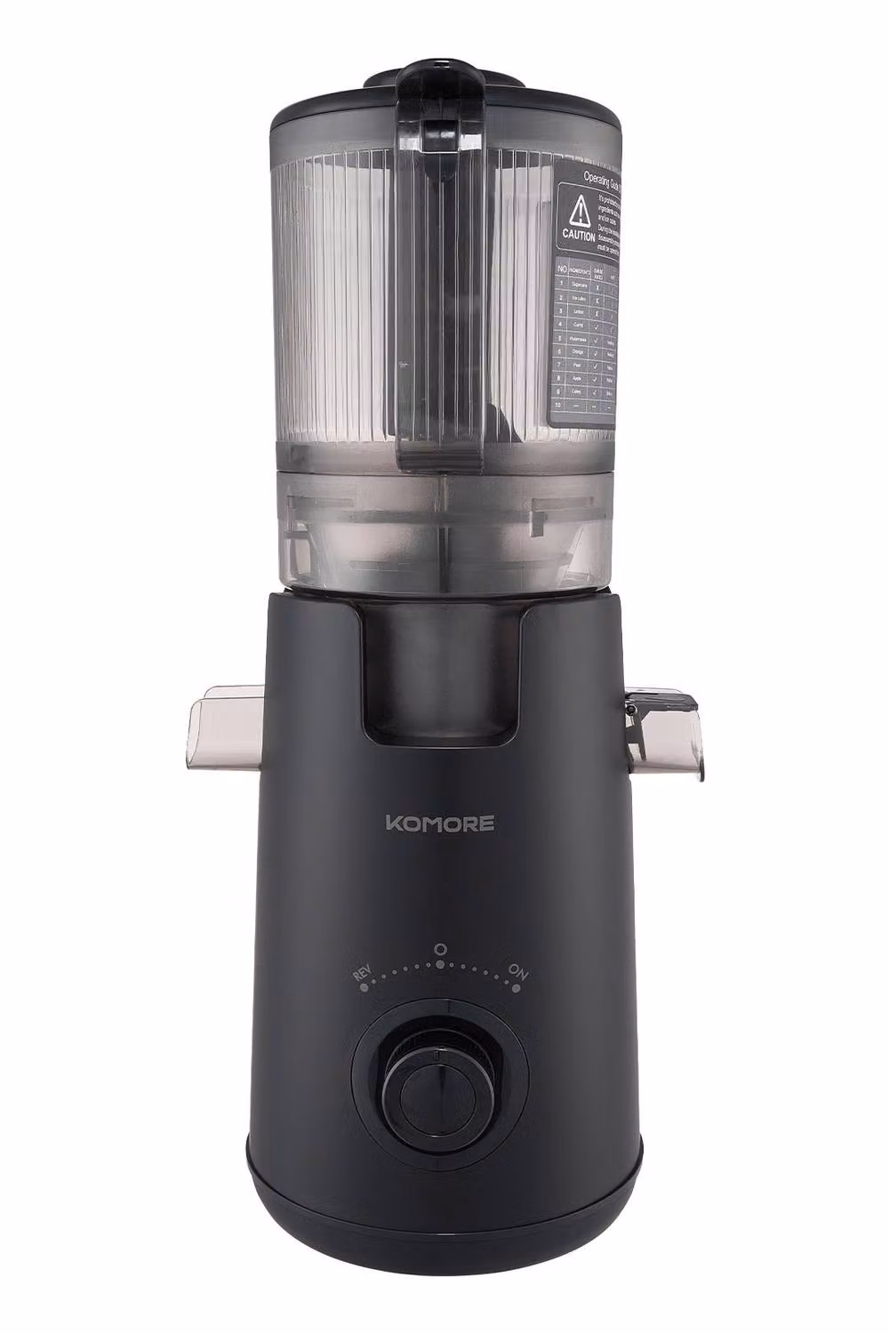 Living and Home 300W Slow Masticating Cold Press Juicer in Black – 3