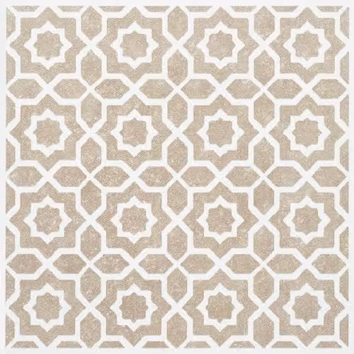 d-c-fix Set of 6 Lina Beige Geometric Tile Stickers, Water-Resistant Self-Adhesive Wall Tiles, W/D/H: 15 x 15 x 15 cm