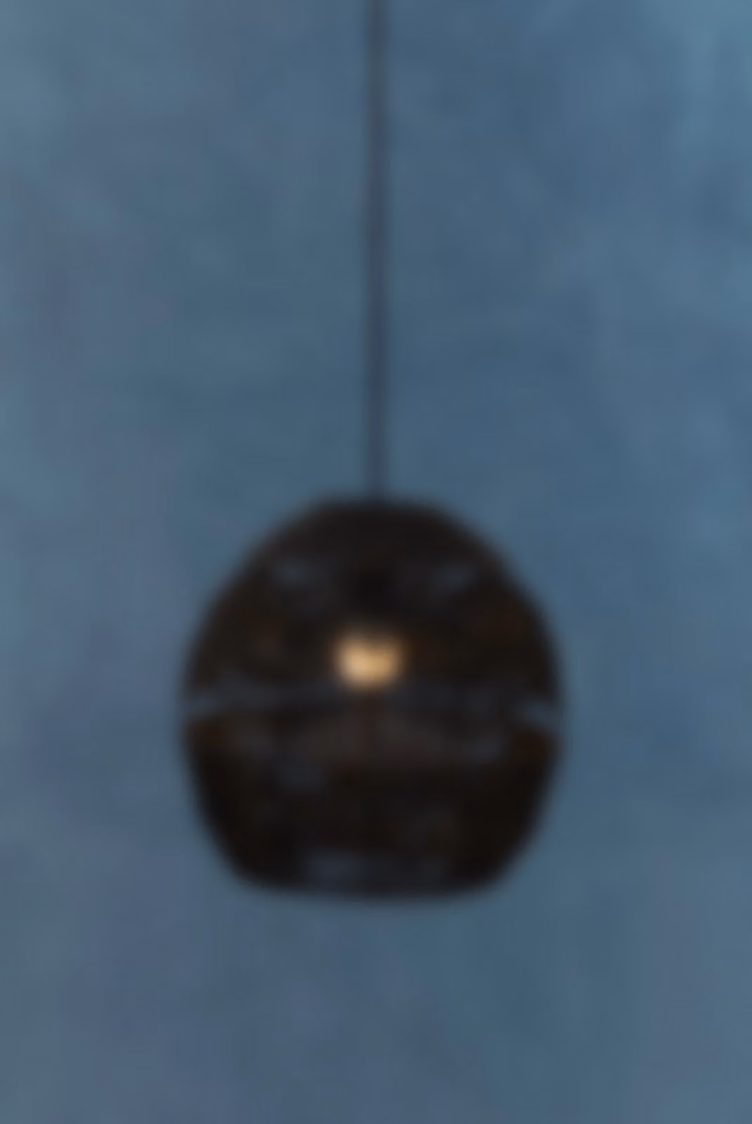 Premier Housewares Black Paper Rope Pendant Lamp with Metal Frame, W/D/H: 30 x 30 x 131 cm – 2