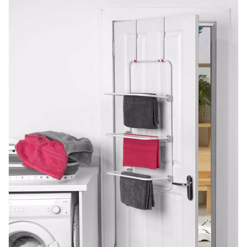 Kelvenix 3 Tier Hanging Laundry Drying Rack in White – 2