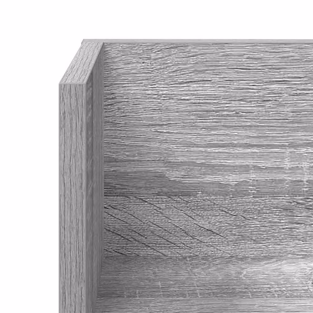 Berkfield Home Decorative Wall Shelves, 2 Piece, Grey Sonoma, W: 75 cm, D: 16.5 cm, H: 16.5 cm – 2