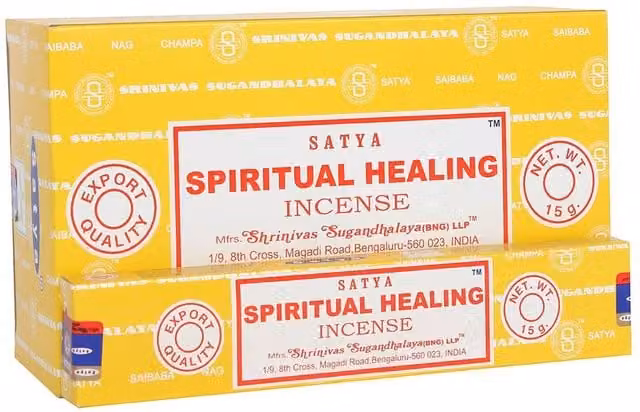 Satya Multicolour and Yellow Spiritual Healing Incense Sticks