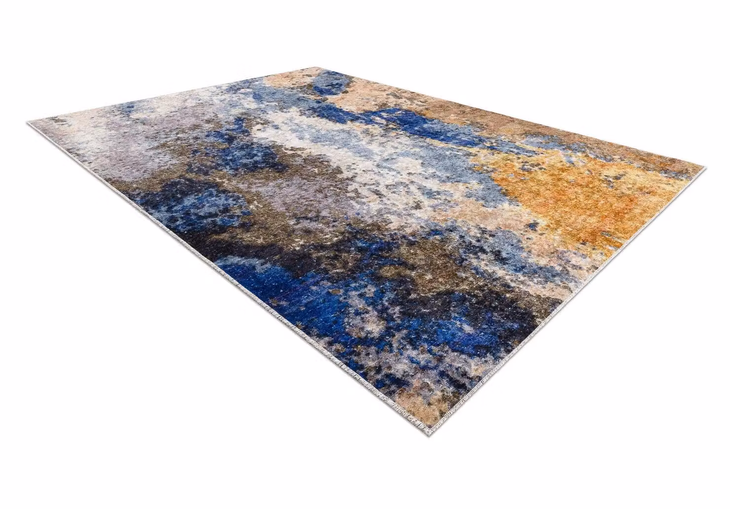 RugsX Miro Abstract Modern Rug in Blue and Multicolour, W: 140 cm, L: 190 cm – 2