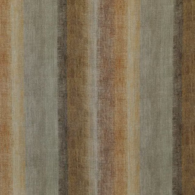 Linda Barker Home Bidar Printed Blackout Fabric Mushroom in Beige, Brown and Multicolour