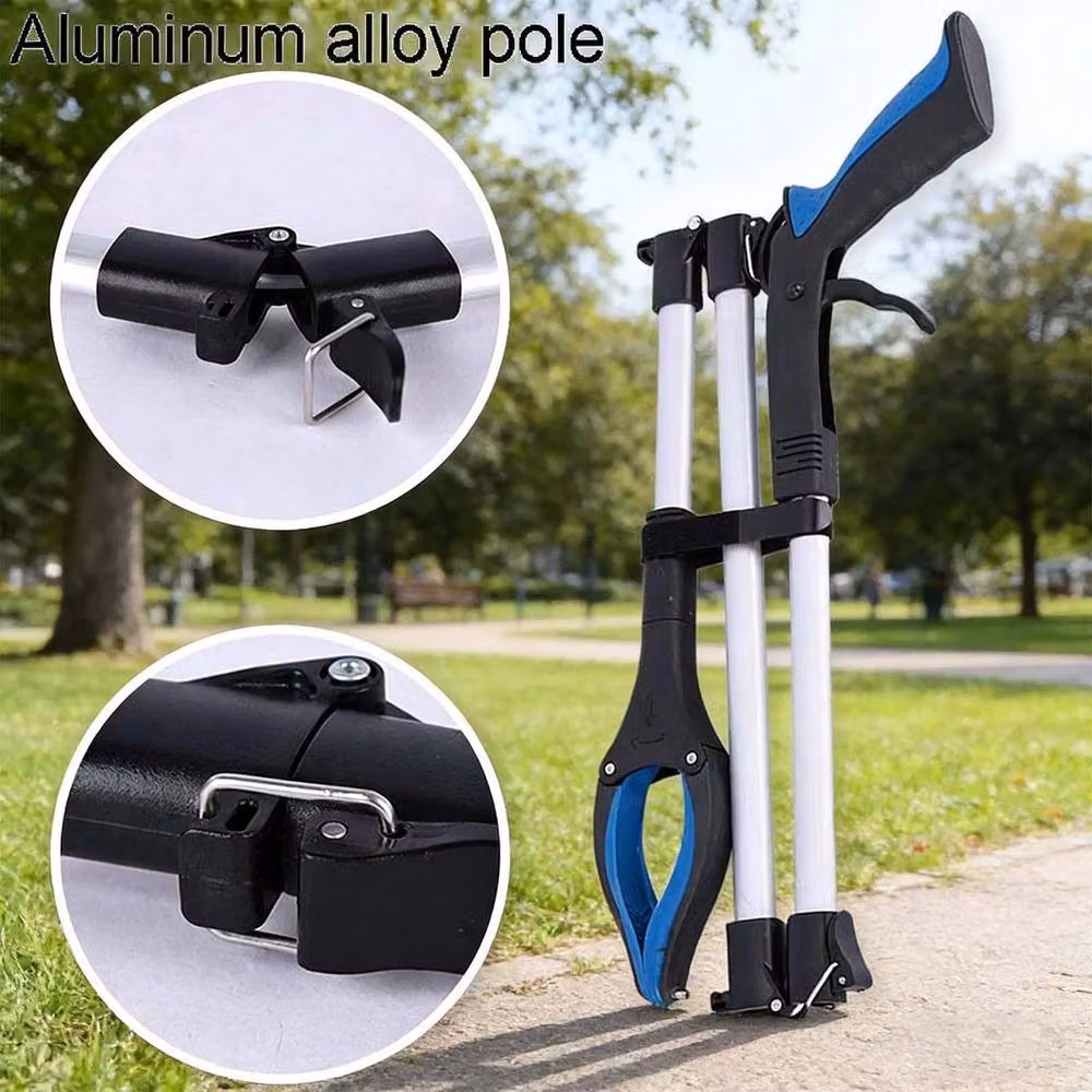 FLAVORA Foldable Long Reach Reacher Tool in Blue – 4