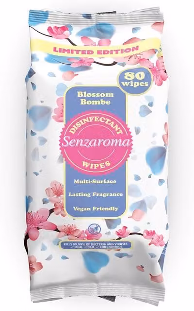 Senzaroma Multicolour Wipes, Pack of 80