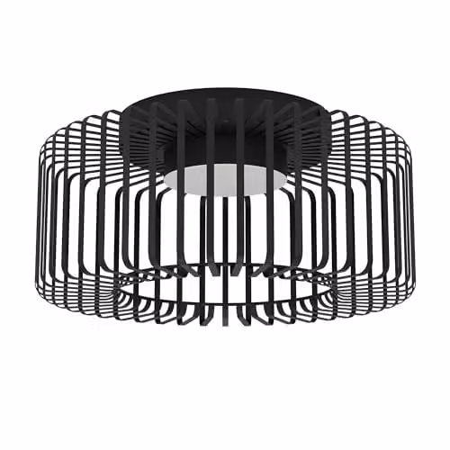 Eglo connect.z Ginestrone-Z Smart Home LED Ceiling Light, Black, ZigBee, Dimmable – 1