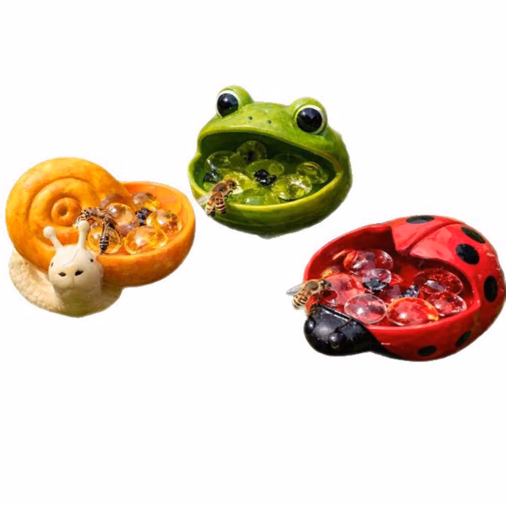 Quipulse Red Animal-shaped Rustic Garden Ornaments – 3