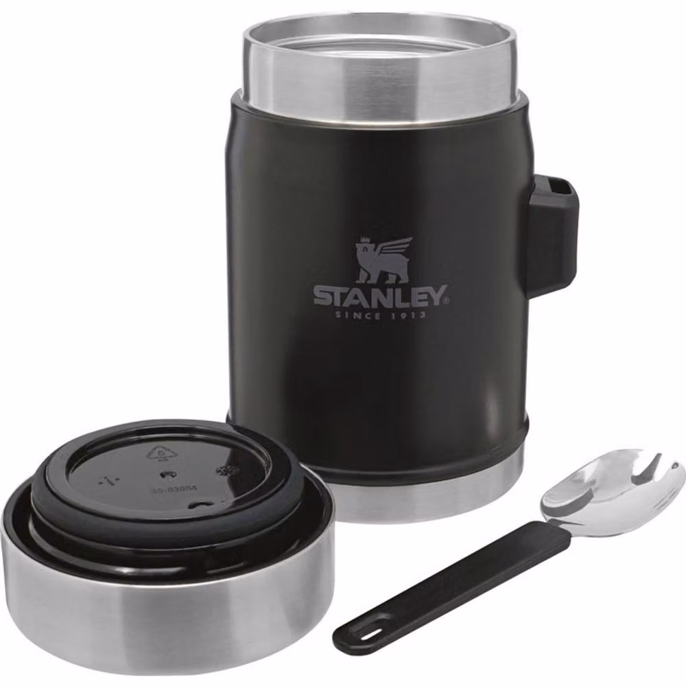 Stanley Legendary Food Jar and Spork in Black Stainless Steel – 3