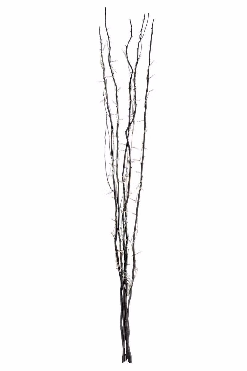 Orsina Twig Light Decoration with 80 Warm White LED Lights on Black Adjustable Branches – 2
