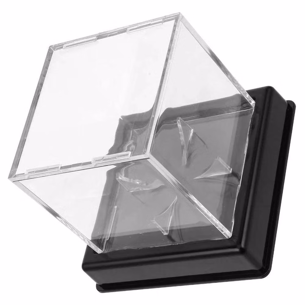 SPETLEK Transparent Acrylic Baseball Display Case and Storage Box for Golf and Tennis Balls, Medium – 5