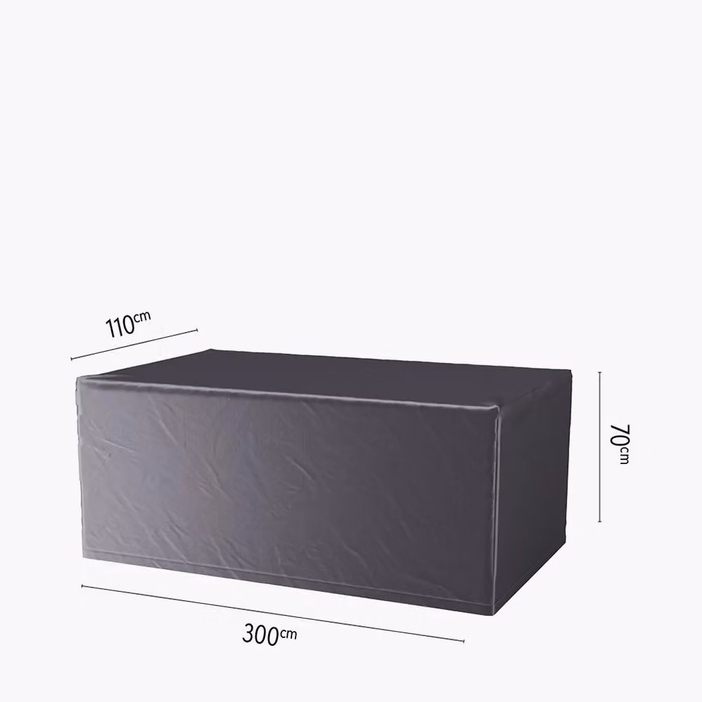 Ruma AeroCover Waterproof Polyester Garden Table Cover in Anthracite Grey, W: 300 cm, D: 110 cm, H: 70 cm – 6
