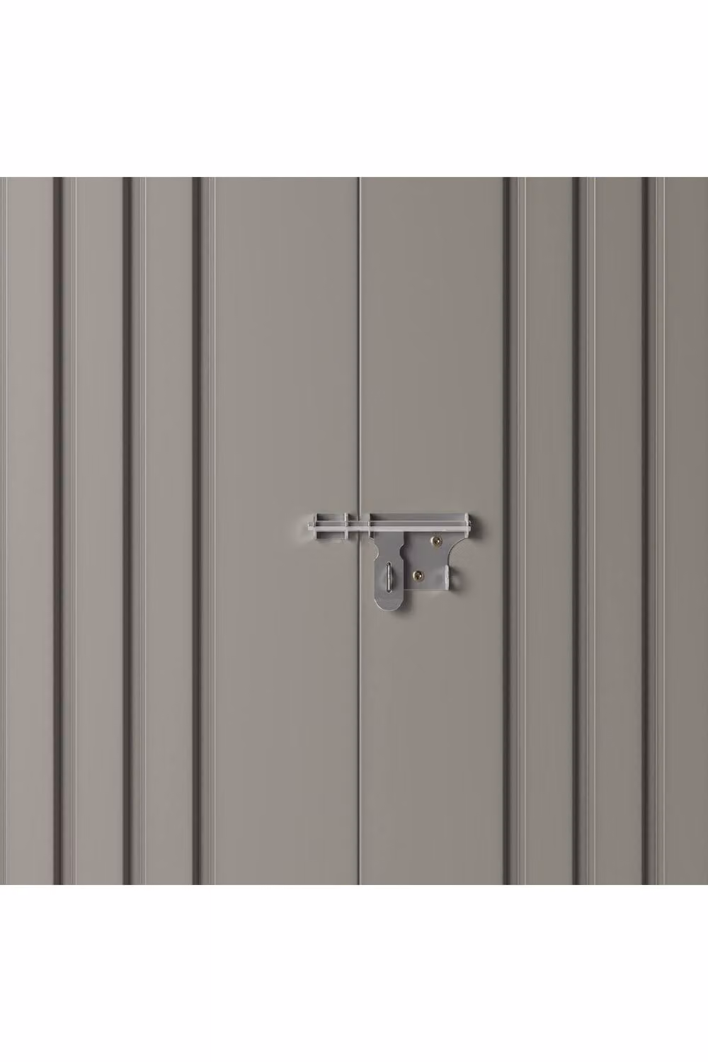 Living and Home Grey Apex Metal Garden Storage Shed with Double Doors – 4