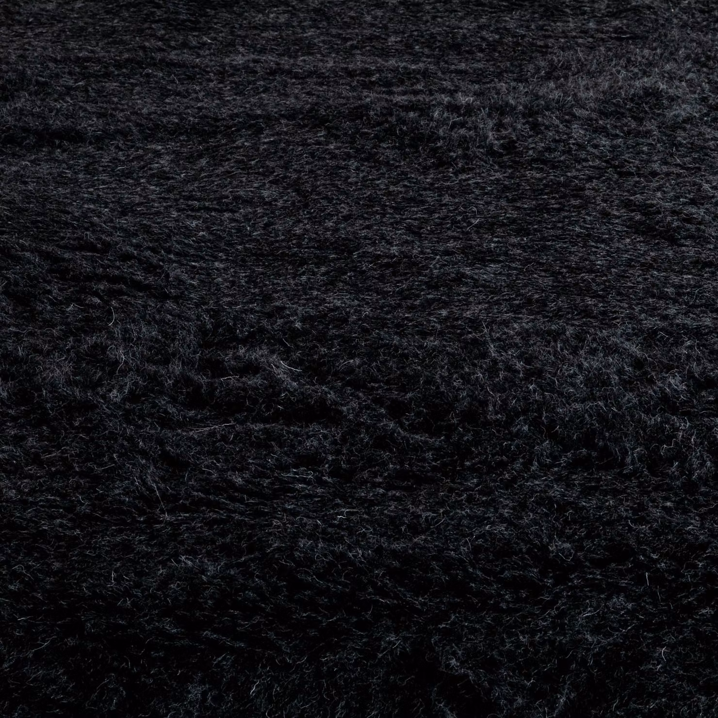 Native Natural Merino Wool Quilt in Black, W: 130 cm, L: 200 cm – 2