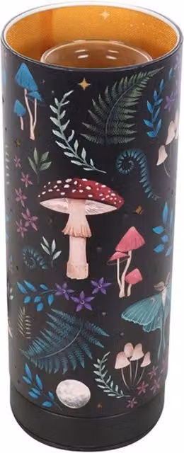 KDMK Magical Dark Forest Electric Aroma Lamp and Star Lights Fragrance Diffuser in Black