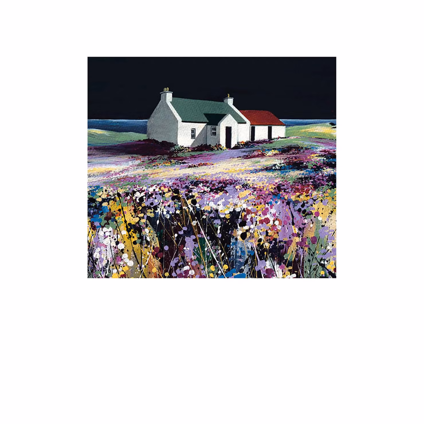 Avril Thomson Smith Moonshine Multicolour Floral Botanical Paper Poster – 2
