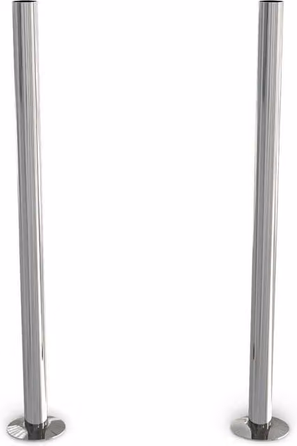 Talus Chrome Polished Brass Pipe Covers, Silver, Diameter: 30 mm
