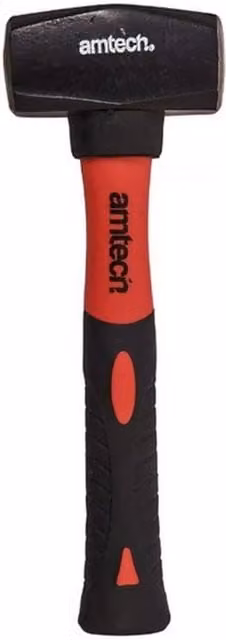 Amtech Club Hammer with Fibreglass Shaft, 1kg