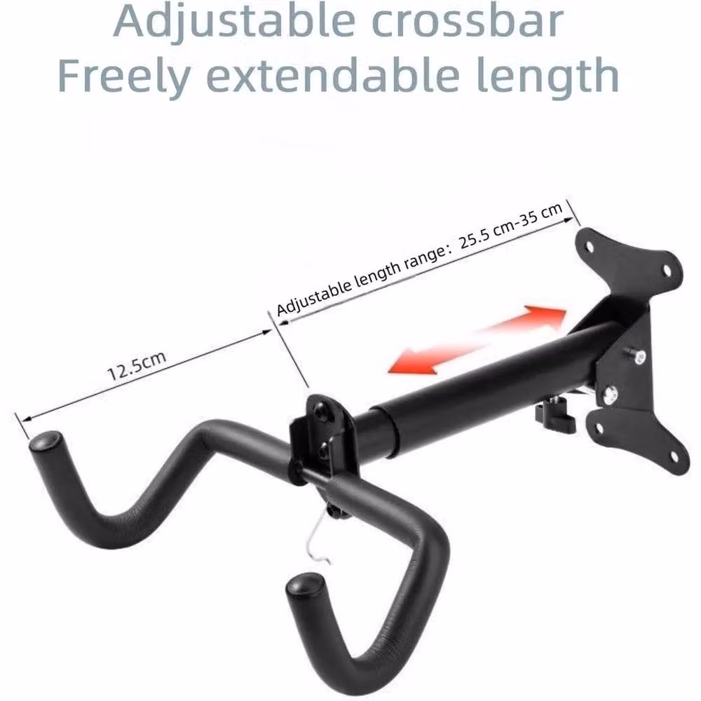 VOGREX Adjustable Wall Mount Bike Storage Hook Garage Rack in Black – 2