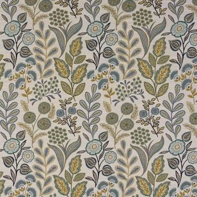 Terrys Arrelia Woven Fabric in Green, Beige and Multicolour