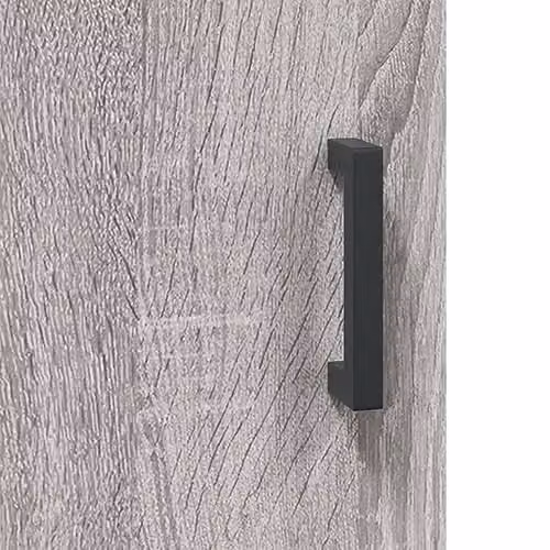 vidaXL Modern Highboard Sideboard in Grey Sonoma Engineered Wood with Hinged Doors and Internal Shelves, W/D/H: 180 x 53 x 69.5 cm – 3