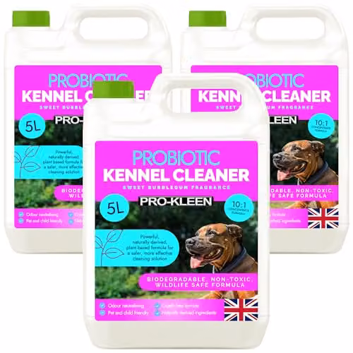 Pro-Kleen ProBiotic Kennel Cleaner Bubblegum Fragrance, 3 x 5 l