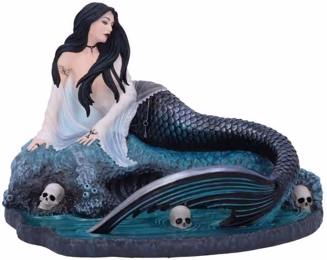 Nemesis Now Anne Stokes Sirens Lament Mermaid Enchantress Figurine in Blue and Multicolour, Height: 22 cm